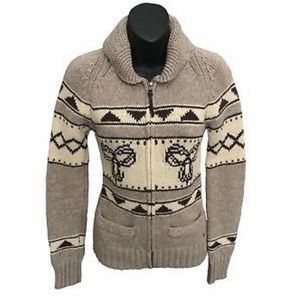 TNA ORIGINAL KNIT CARDIGAN SWEATER